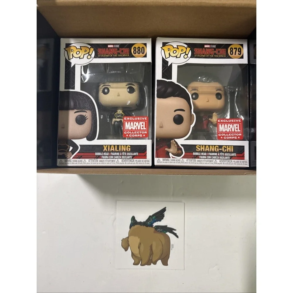 Funko POP! Marvel Collector Corps Shang-Chi Disney+ Mystery Box 3/5pcs See Pics